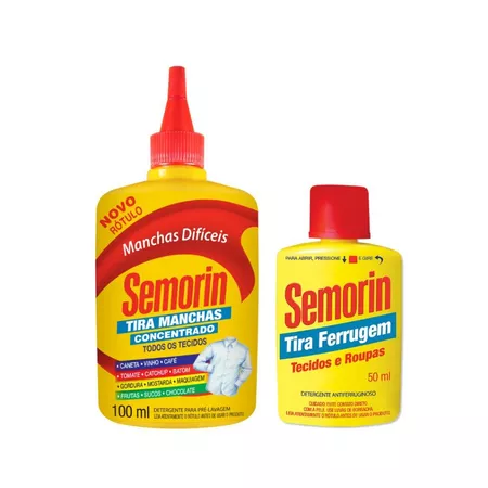 Tira Manchas Semorin: o combo que salva roupas e reputações